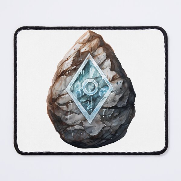 Item preview, Magic Runestone Elemental Ice designed and sold by SchorlCraft.