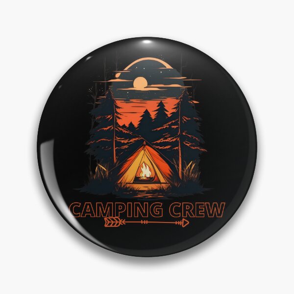 Item preview, Minimalist Retro Camping Crew Design  designed and sold by MoxieVibe.