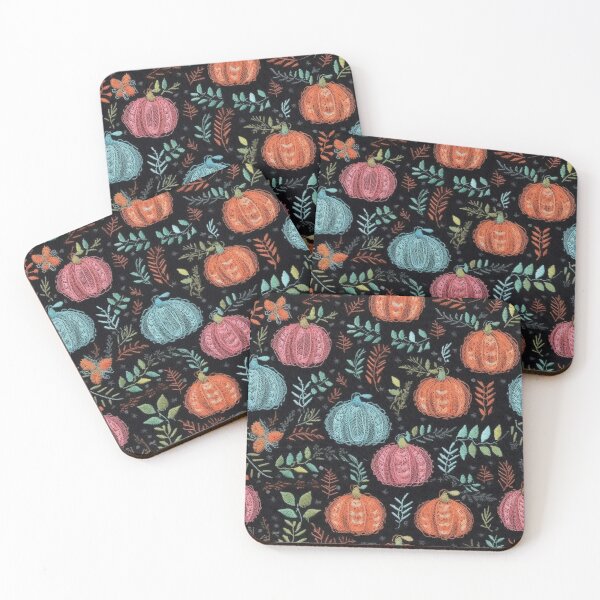 Item preview, Faux-Embroidered Pumpkins designed and sold by PietyandDesire.