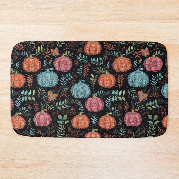 Item preview, Faux-Embroidered Pumpkins designed and sold by PietyandDesire.
