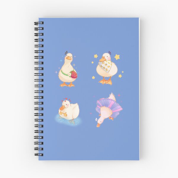 Item preview, sticker pack of cute ducks designed and sold by CuteBlueArt.