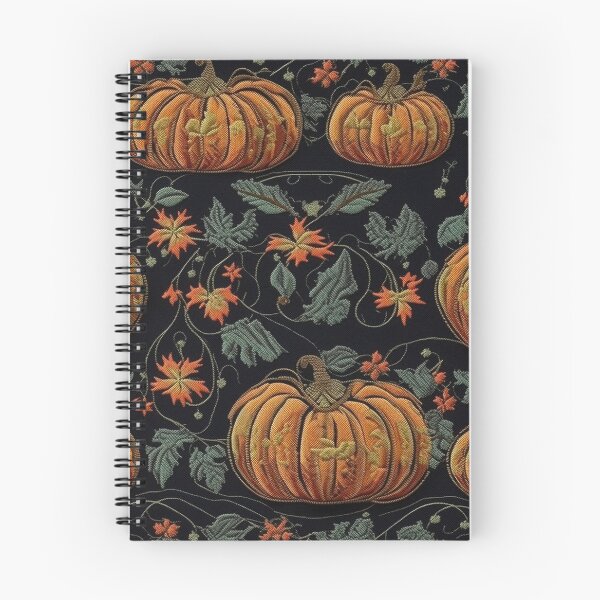 Item preview, Faux-Embroidered Pumpkins designed and sold by PietyandDesire.