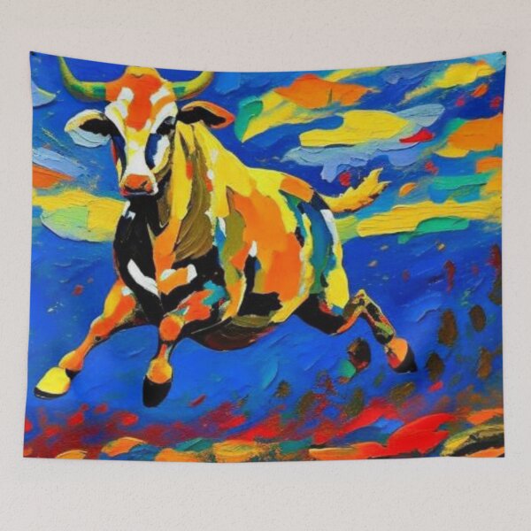 Item preview, The Cow leaps designed and sold by George Hutton Hunter.