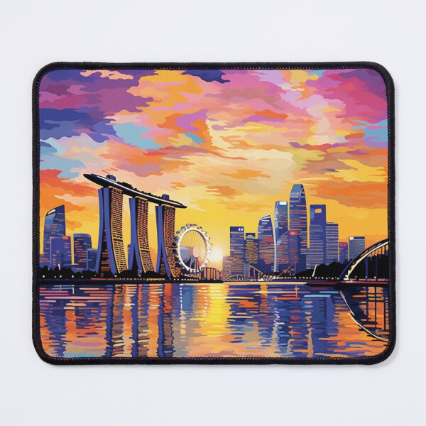 Item preview, A Pop Art Travel Print of Singapore designed and sold by StudioRedKoala.