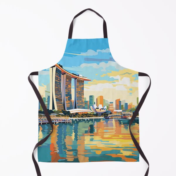 Item preview, A Pop Art Travel Print of Singapore designed and sold by StudioRedKoala.