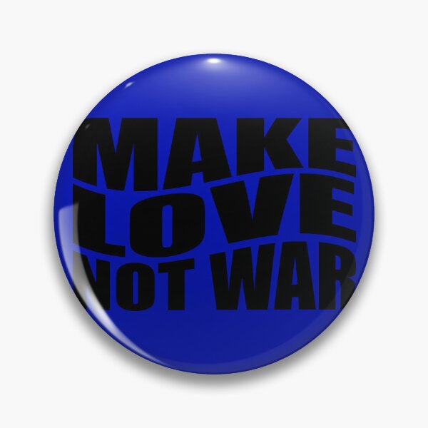 Item preview, MAKE LOVE NOT WAR (black) - peace design designed and sold by ACIDTRAK.