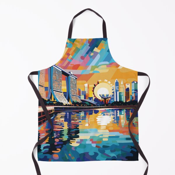 Item preview, A Pop Art Travel Print of Singapore designed and sold by StudioRedKoala.