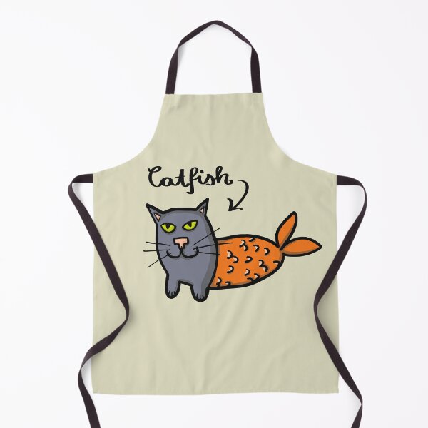 Item preview, cat fish designed and sold by ThomaeArt.