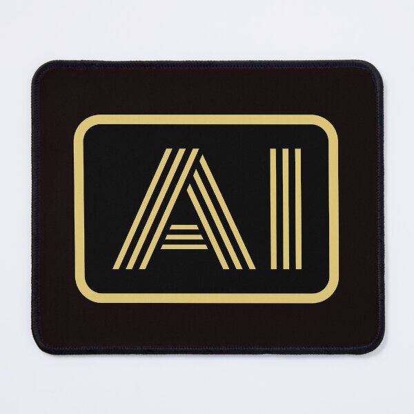Item preview, AI Initials Gold Geometric Letters designed and sold by Jeallan Designs.