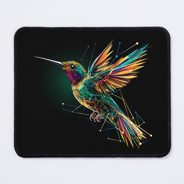 Aperçu de l'œuvre Vol futuriste : art du colibri filaire créée et vendue par Promagine.