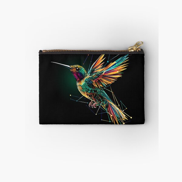 Item preview, Futuristic Flight: Wireframe Hummingbird Art designed and sold by Promagine.