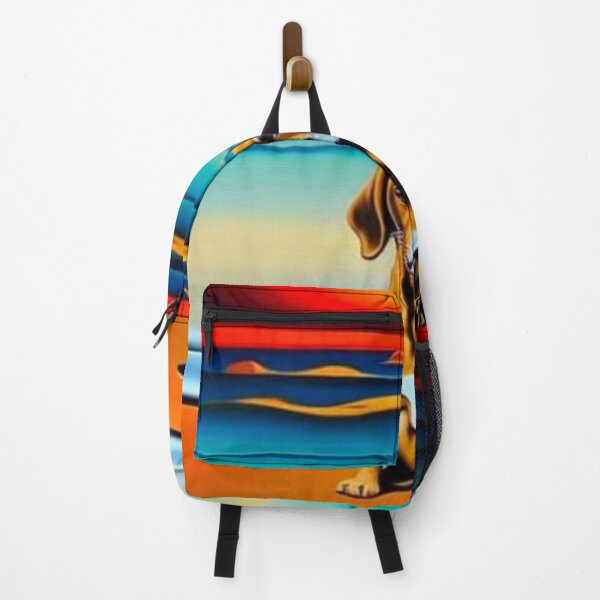 Item preview, Dog on beach at sunset designed and sold by George Hutton Hunter.