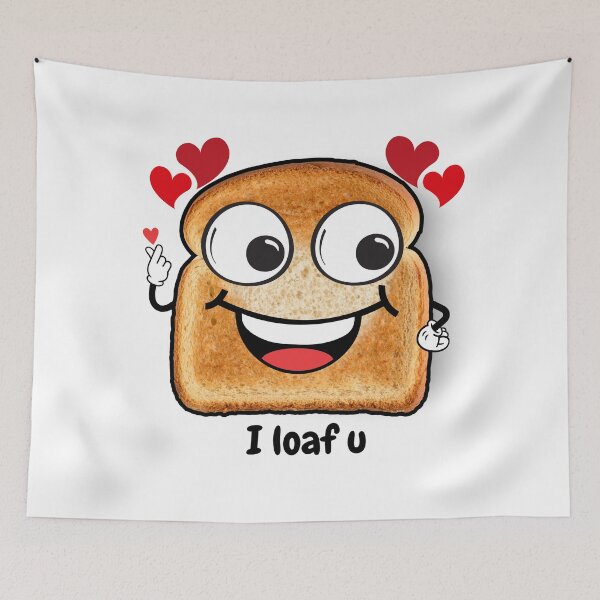 Item preview, Whimsical Adoration - I Loaf U | Playful Love Design designed and sold by OrangeMG.