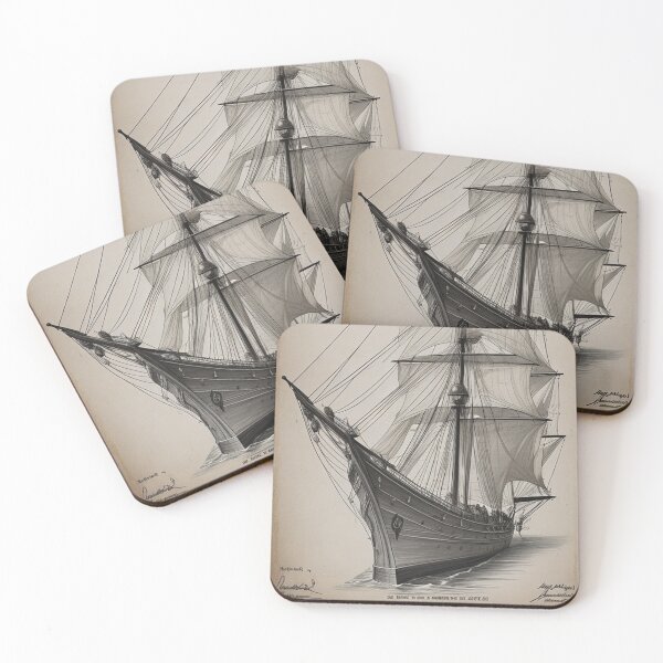Item preview, Pirate Ship Patent Structure Vintage designed and sold by Yellowriversss.