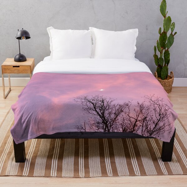 Item preview, Cotton Candy Pink Haze Crescent Moon Glow designed and sold by Rebecca Jane.