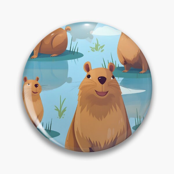 Aperçu de l'œuvre Famille Capybara créée et vendue par grebie.