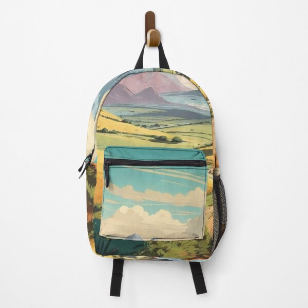 Item preview, "Retro Reverie in Motion: Nostalgic Landscape designed and sold by arikanertug.