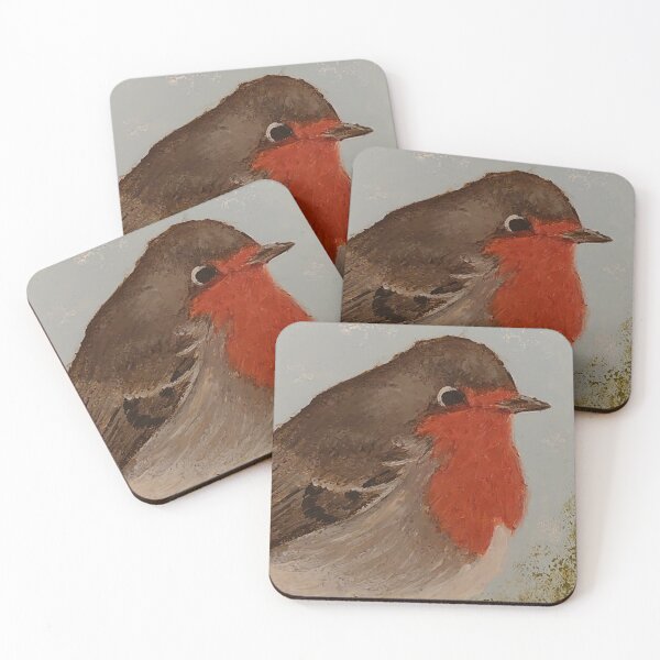 Item preview, Robin Red Breast Acrylic designed and sold by TeaAndReverie.