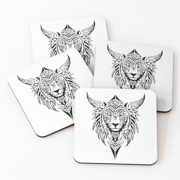 Item preview, Cats Head Tribal designed and sold by ThorWikinger.