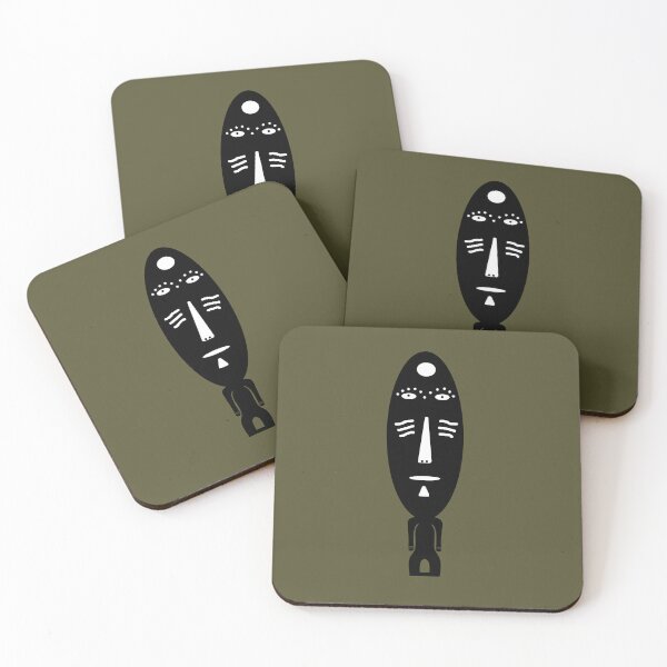 Item preview, Abstract african tribal portrait designed and sold by Alexaltay.