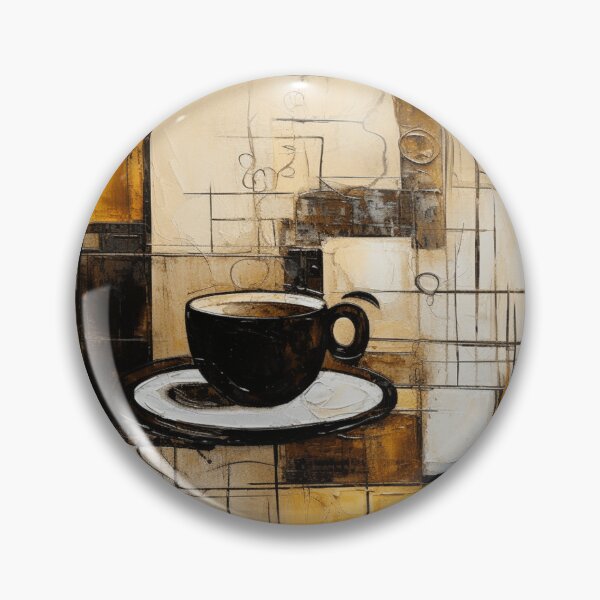 Item preview, Steaming Coffee Abstract Painting designed and sold by Sketch-Shack.
