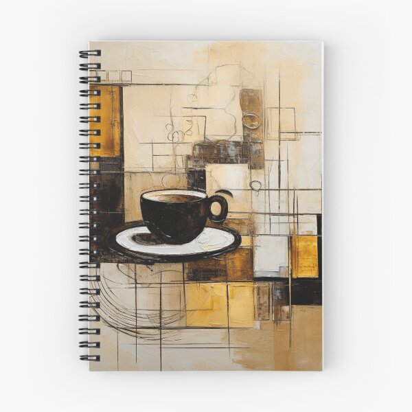 Item preview, Steaming Coffee Abstract Painting designed and sold by Sketch-Shack.