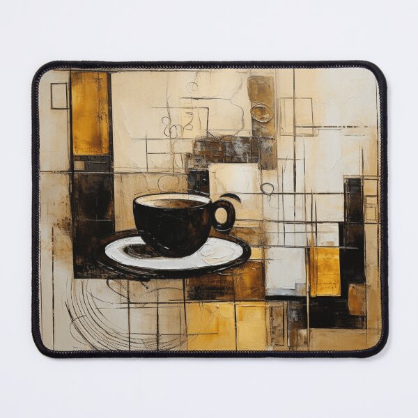 Item preview, Steaming Coffee Abstract Painting designed and sold by Sketch-Shack.