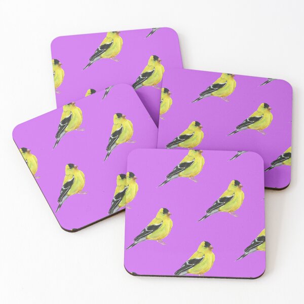 Item preview, Goldfinch Pattern Fuchsia designed and sold by Taphath Foose.