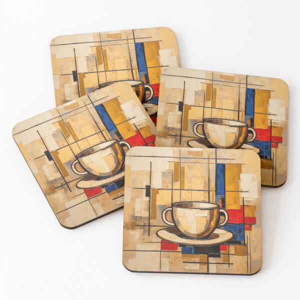Item preview, Steaming Coffee Abstract Painting designed and sold by Sketch-Shack.