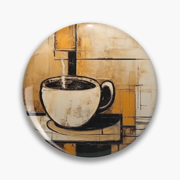 Item preview, Steaming Coffee Abstract Painting designed and sold by Sketch-Shack.