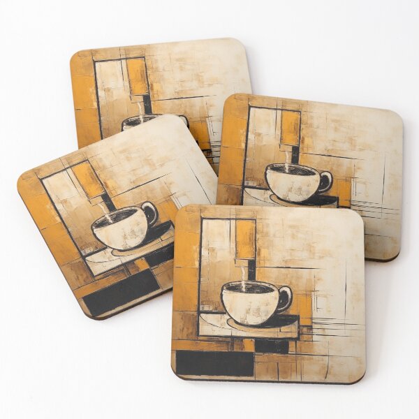 Item preview, Steaming Coffee Abstract Painting designed and sold by Sketch-Shack.
