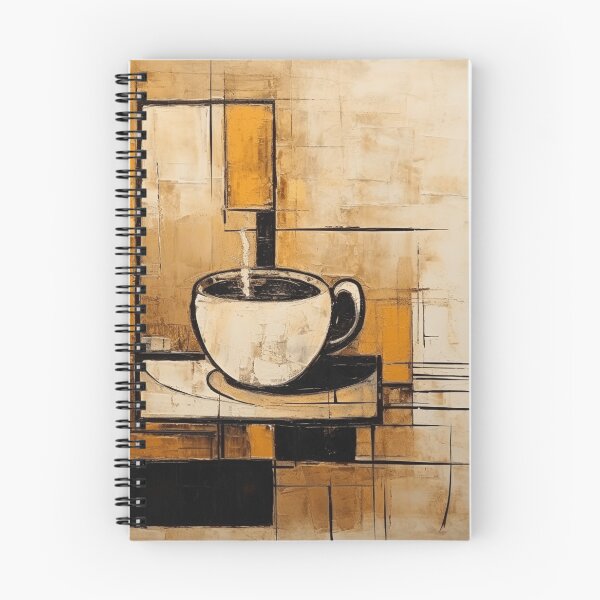 Item preview, Steaming Coffee Abstract Painting designed and sold by Sketch-Shack.