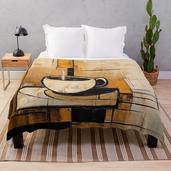 Item preview, Steaming Coffee Abstract Painting designed and sold by Sketch-Shack.