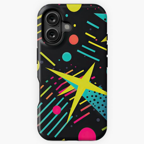 Item preview, Funky 80s and 90s Nostalgia Pop Pattern designed and sold by AeonAcademy.
