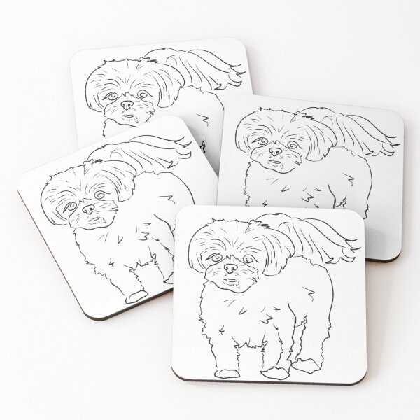 Item preview, Shih Tsu Line Art designed and sold by Audreyzwar.