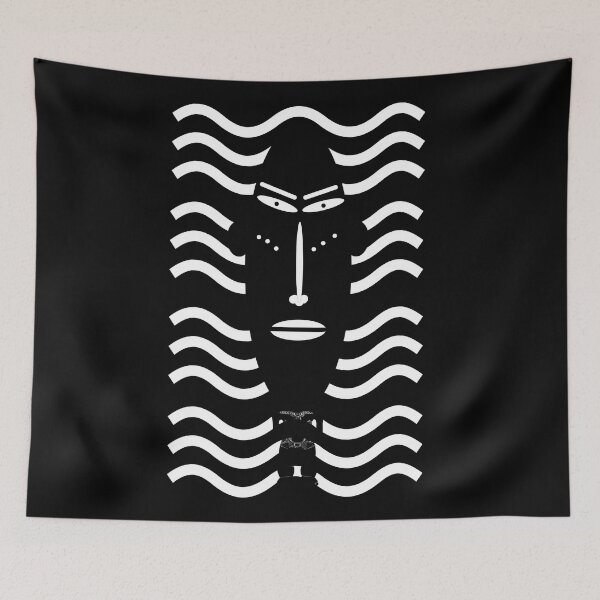 Item preview, Abstract african tribal portrait designed and sold by Alexaltay.
