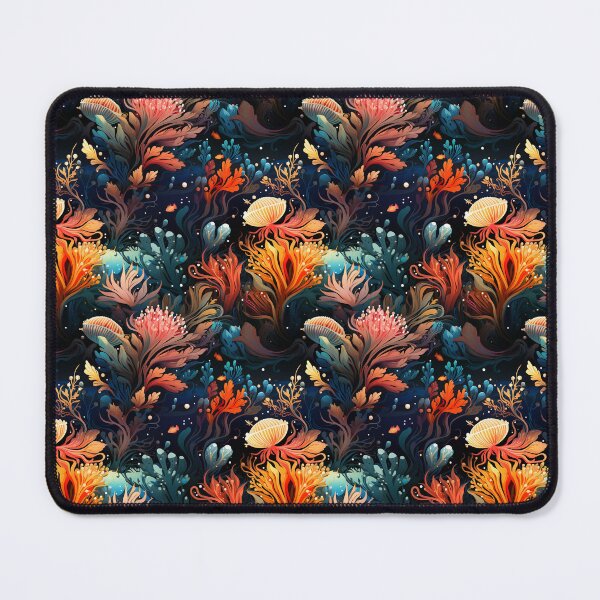 Item preview, "Coral After Dark" Patterned Art Collection designed and sold by Loftninjas.