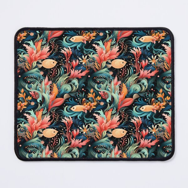 Item preview, "Coral After Dark" Patterned Art Collection designed and sold by Loftninjas.