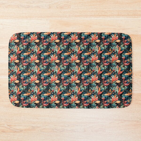 Item preview, "Coral After Dark" Patterned Art Collection designed and sold by Loftninjas.