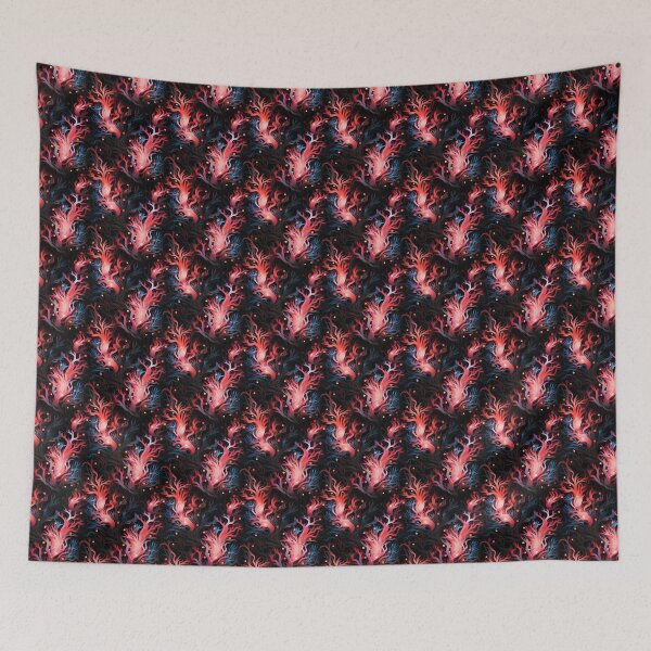 Item preview, "Coral After Dark" Patterned Art Collection designed and sold by Loftninjas.