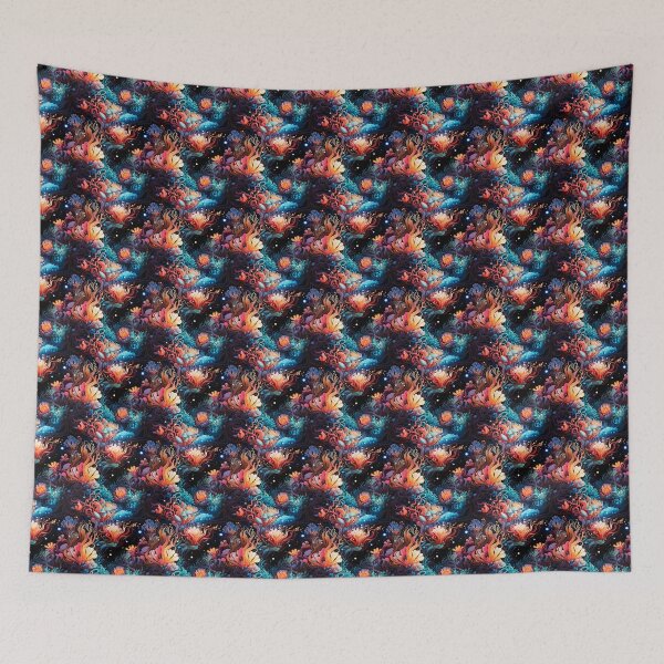 Item preview, "Coral After Dark" Patterned Art Collection designed and sold by Loftninjas.
