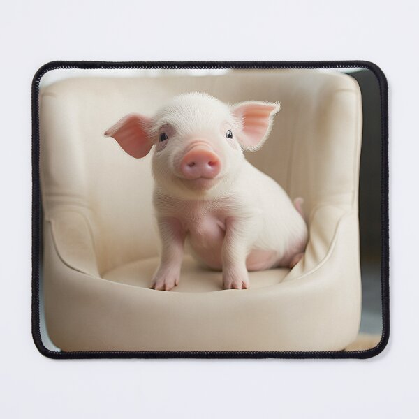 Item preview, Adorable potbelly pig digital print designed and sold by dcrc.