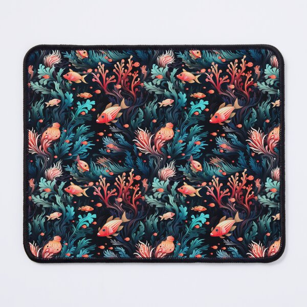 Item preview, "Coral After Dark" Patterned Art Collection designed and sold by Loftninjas.