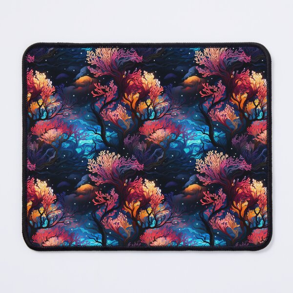 Item preview, "Coral After Dark" Patterned Art Collection designed and sold by Loftninjas.