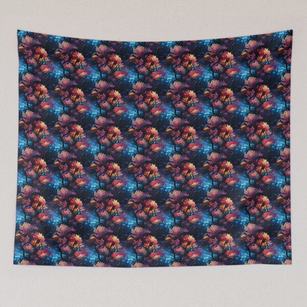 Item preview, "Coral After Dark" Patterned Art Collection designed and sold by Loftninjas.