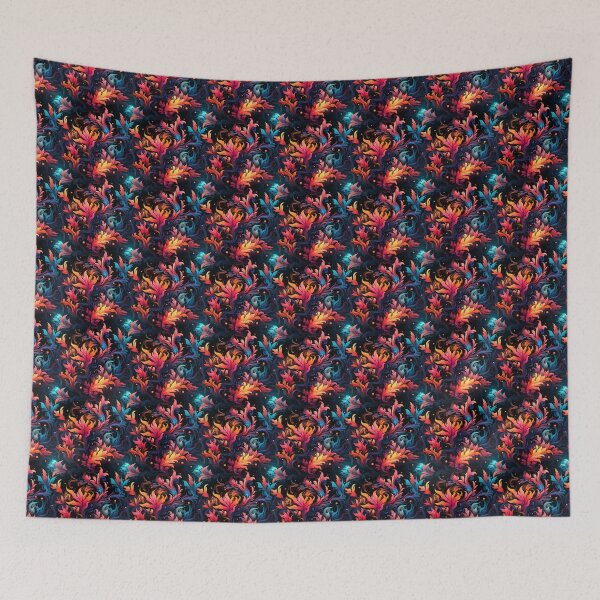 Item preview, "Coral After Dark" Patterned Art Collection designed and sold by Loftninjas.