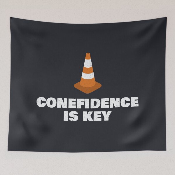 Item preview, Conefidence is Key - Autocross designed and sold by ApexFibers.