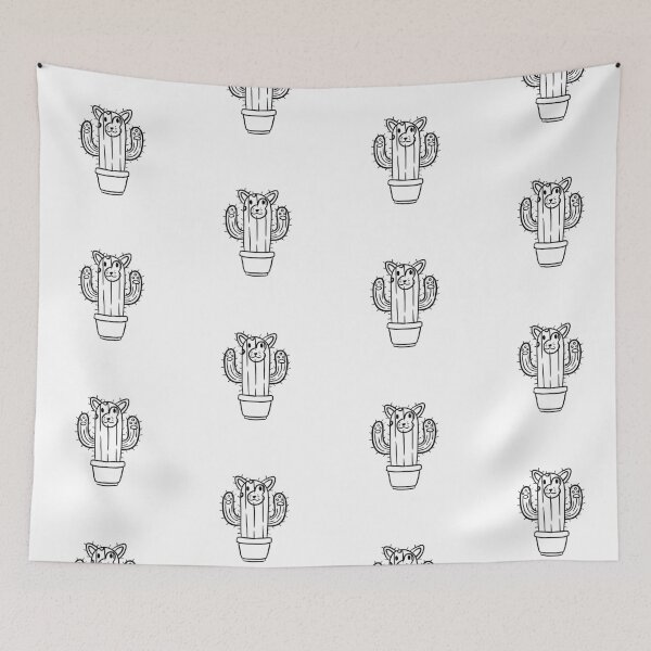 Item preview, Black and White Cat Cactus - "Catcus" designed and sold by ereardon0.