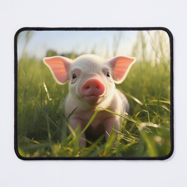 Item preview, Adorable potbelly pig digital print designed and sold by dcrc.