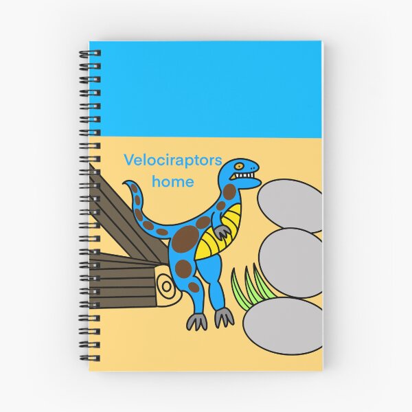 Item preview, An animated drawing of a velociraptor at its house. designed and sold by lukesubbby.